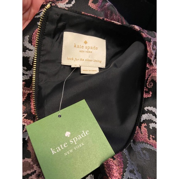 Kate Spade Tapestry Jacquard Dress Sz 6 Sleeveless - Picture 7 of 7